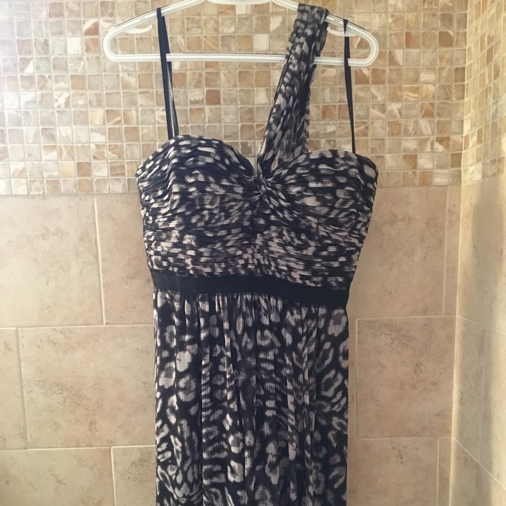 BCBG silk/chiffon Dress SZ 10